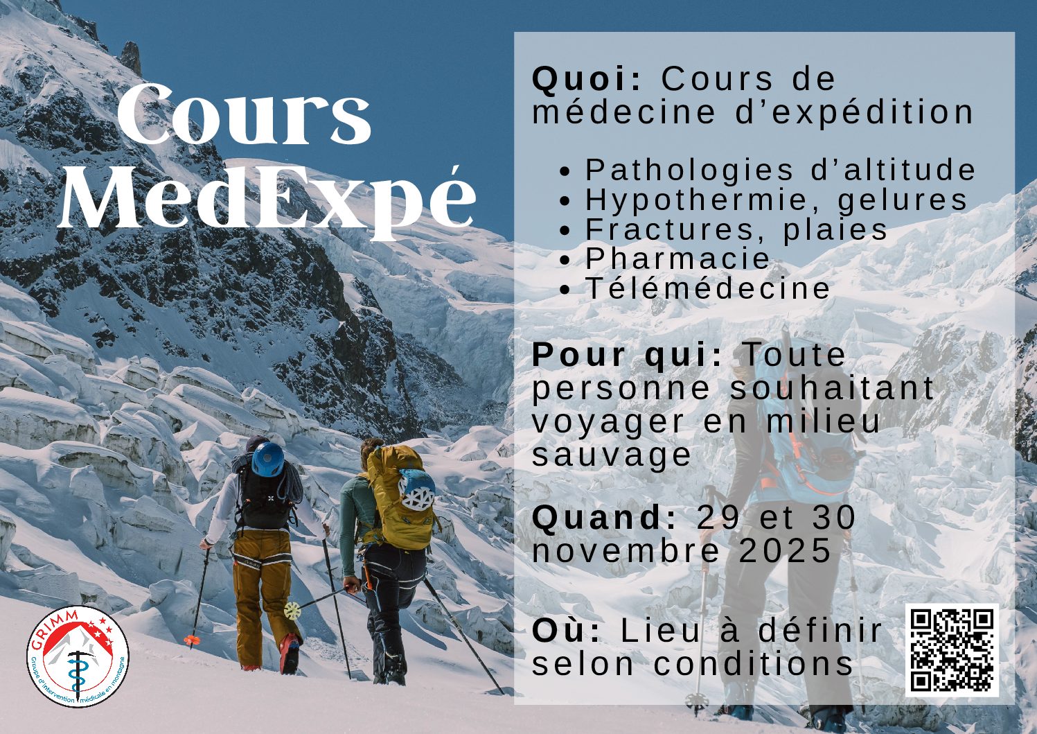 Cours MedExpé